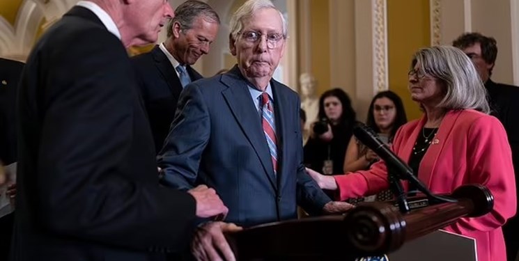 رهبر جمهوریخواهان سنای آمریکا هم گاف داد رهبر جمهوریخواهان سنای آمریکا هم گاف داد