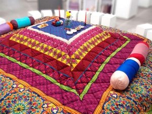 اینهم یک نوع زندگی لاکچری/ بالش ۱۱میلیونی تا لحاف کرسی ۹۲ میلیونی!